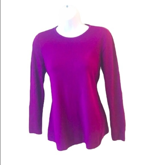 Alfani Rich Purple Sweater - Picture 2 of 6